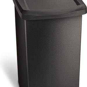 Simplehuman Slim Prullenbak – 10 l – Kunststof – Zwart
